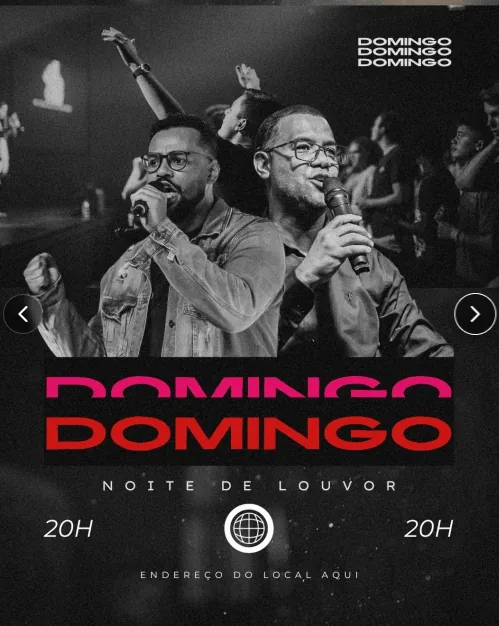 Exemplo 9 de arte de feed para igreja