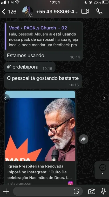 Depoimento 2 de cliente do pack